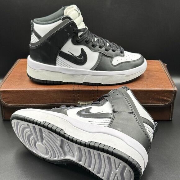 Nike Wmns Dunk High White Black' - Picture 5 of 10